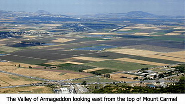 Valley of Megiddo and where some believe the battle of Armageddon will be held